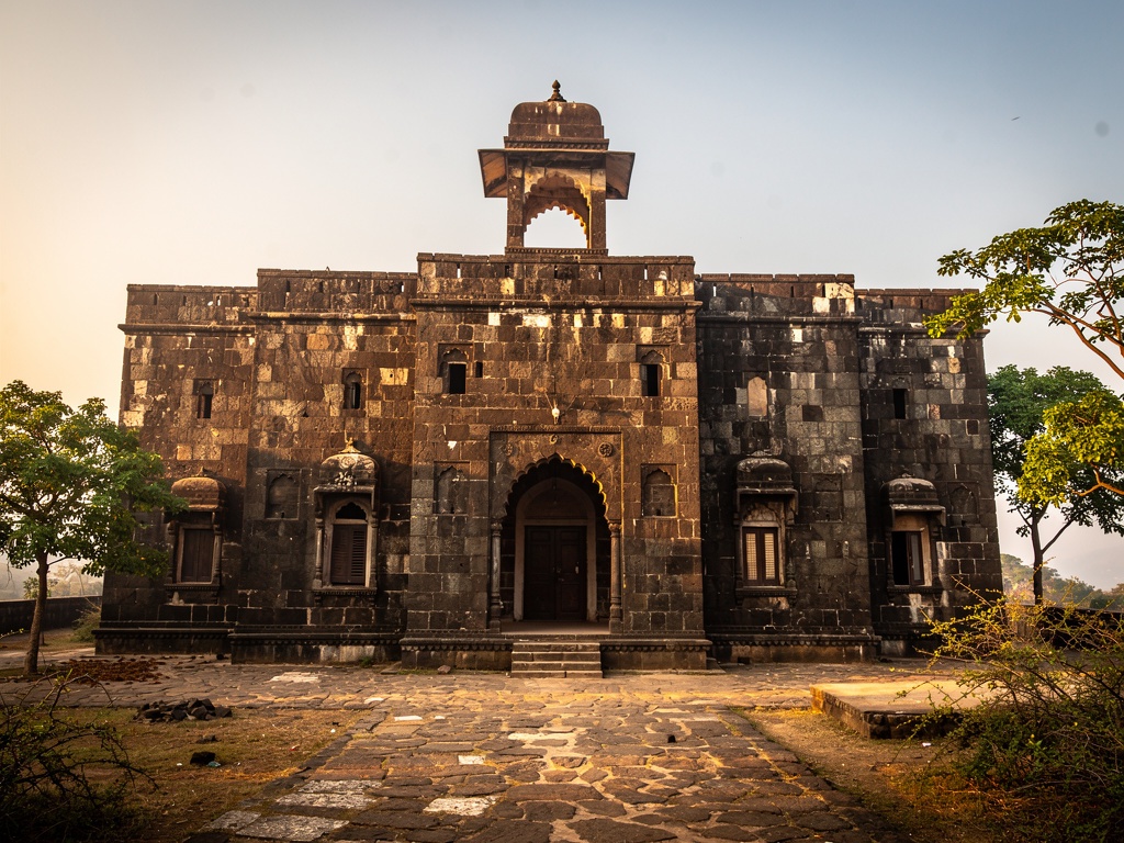 The Sajja Kothi palace within Panhala Fort